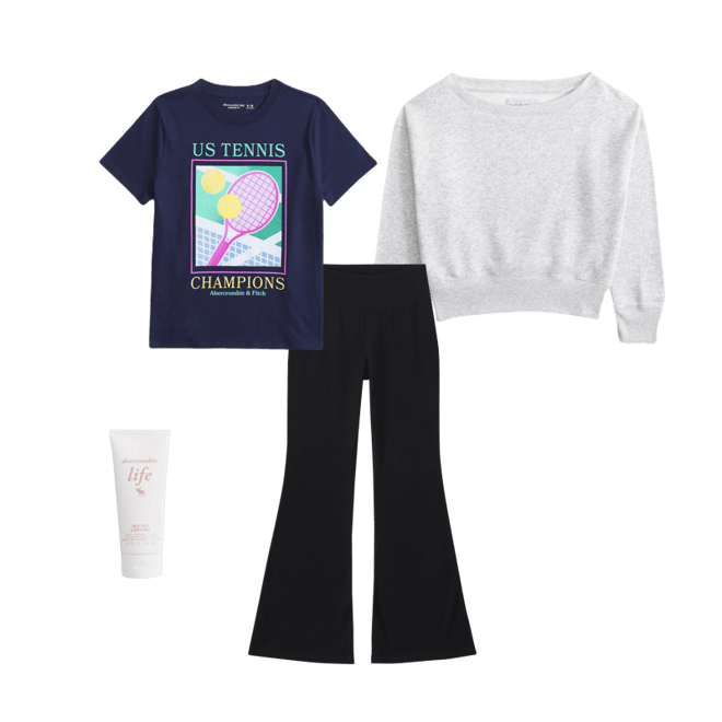 essential knit flare leggings