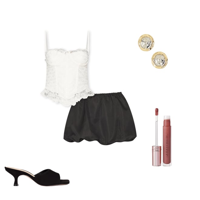 1st bundle featuring 4 items which compliment Bubble Mini Skirt