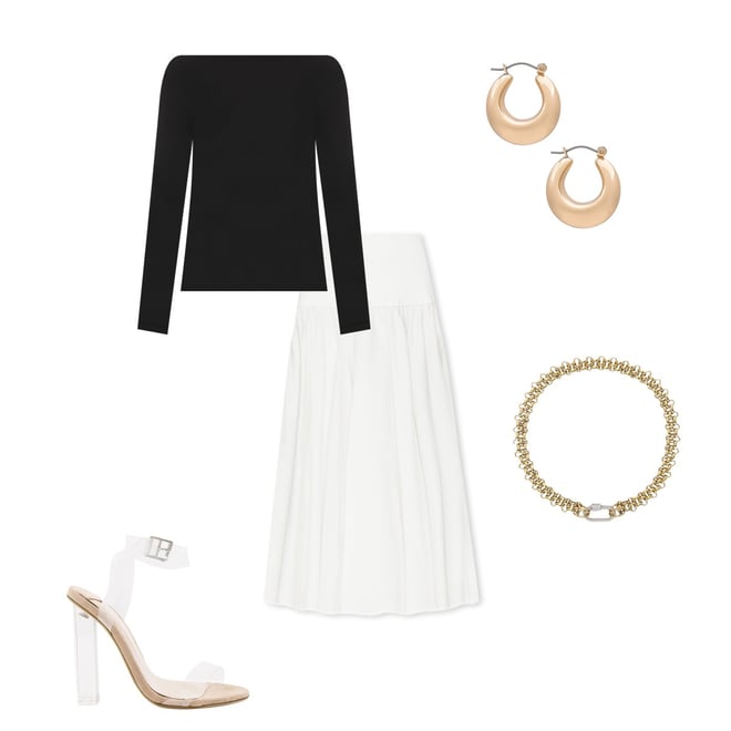 Enza Costa Silk Knit Boat Neck Top in Black | REVOLVE