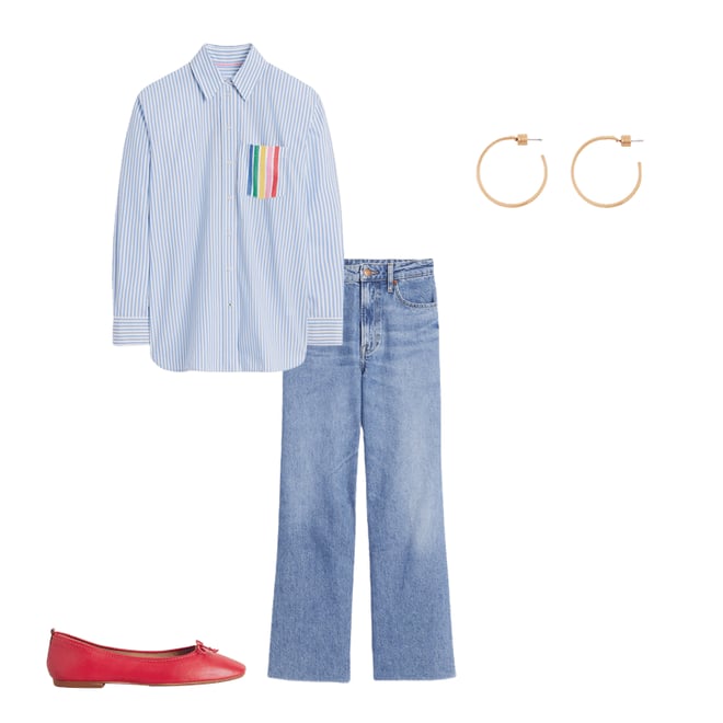 1st bundle featuring 3 items which compliment Sadie Relaxed Cotton Shirt