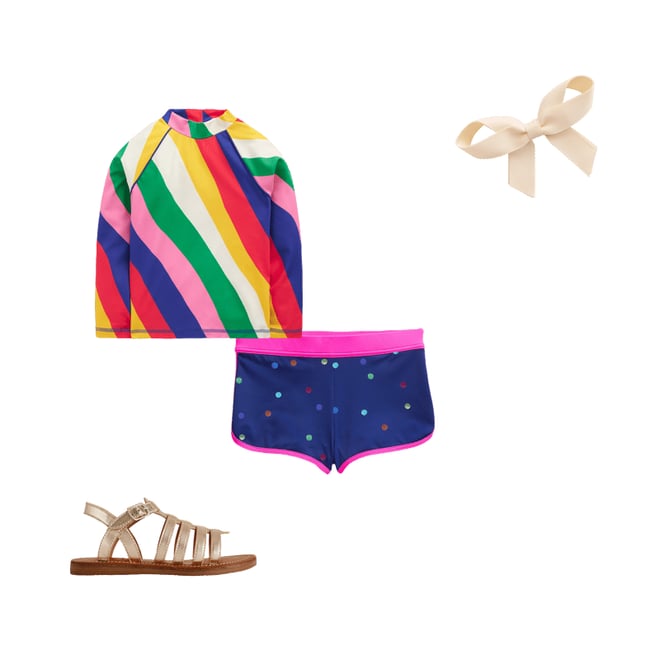2nd bundle featuring 3 items which compliment Sun Safe Patterned Rash Vest