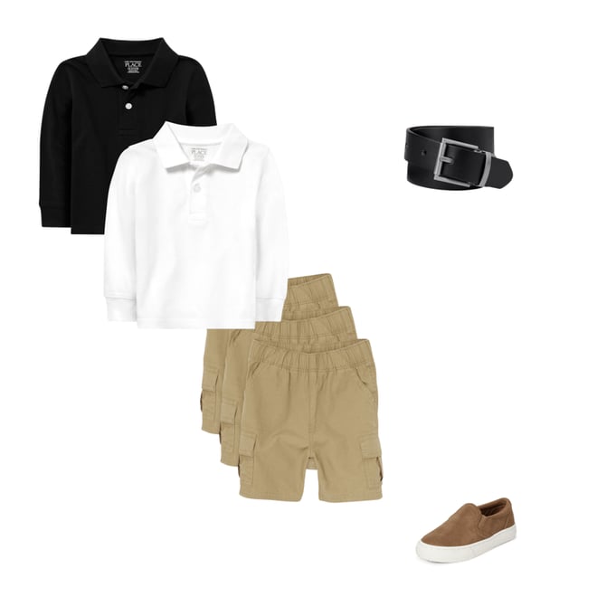 3rd bundle featuring 3 items which compliment Baby And Toddler Boys Pull On Cargo Shorts 3-Pack