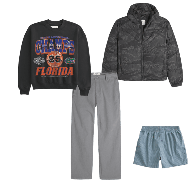 Boxy Florida Gators National Championship Graphic Sweatshirt
