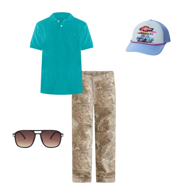 Wilderness Print Carpenter Pants
