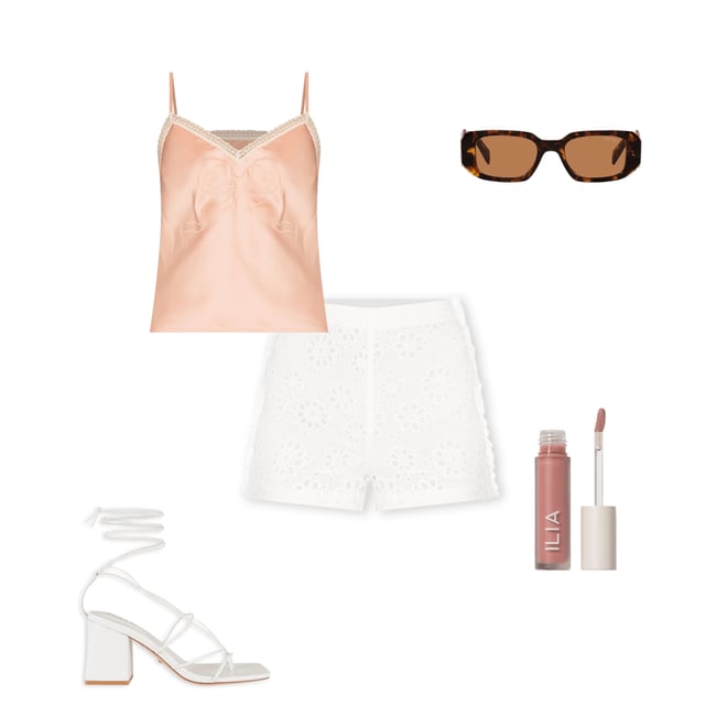 6th bundle featuring 4 items which compliment High Waist Short With Side Ruffles