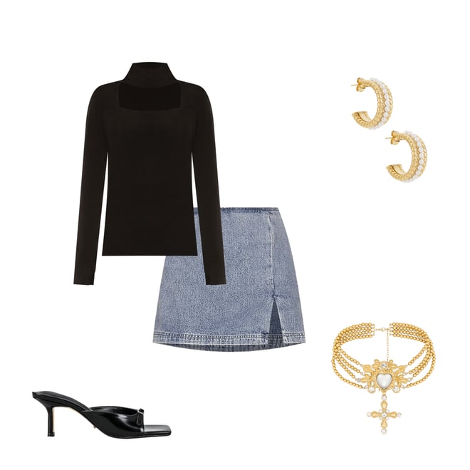 2nd bundle featuring 4 items which compliment Long Sleeve Sweetheart Turtle Top