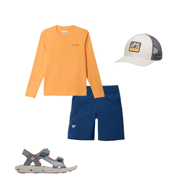 Boys' PFG Terminal Tackle Fish Shine Long Sleeve Shirt