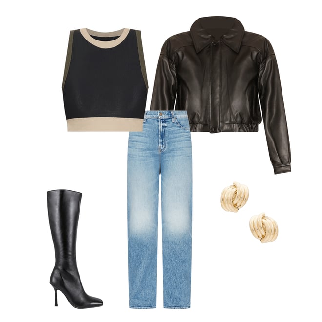 2nd bundle featuring 4 items which compliment Havana Heeled Boot