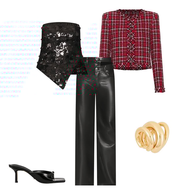 1st bundle featuring 4 items which compliment Cordilla Strapless Top