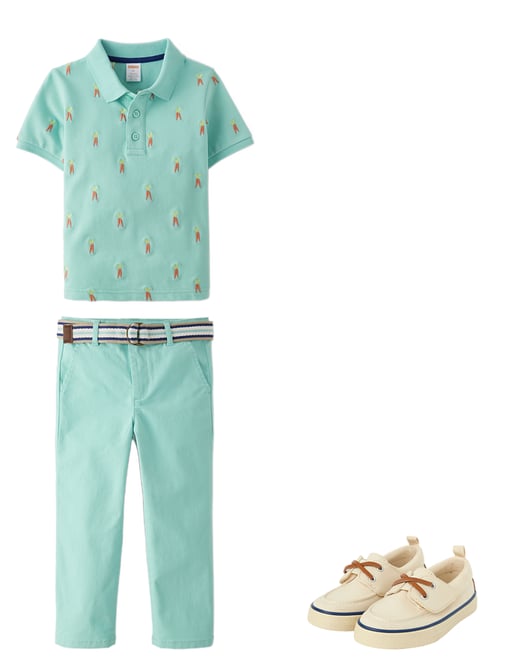 6th bundle featuring 2 items which compliment Boys Belted Chino Pants