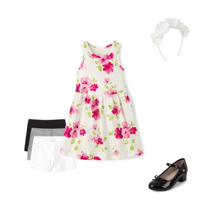 1st bundle featuring 3 items which compliment Girls Print Everyday Dress