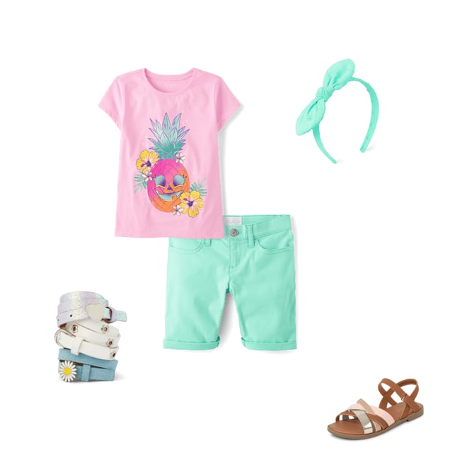 3rd bundle featuring 4 items which compliment Girls Cross Strap Sandals