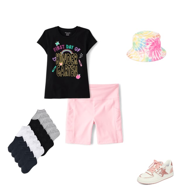 1st bundle featuring 4 items which compliment Girls Quick Dry High Rise Bike Shorts