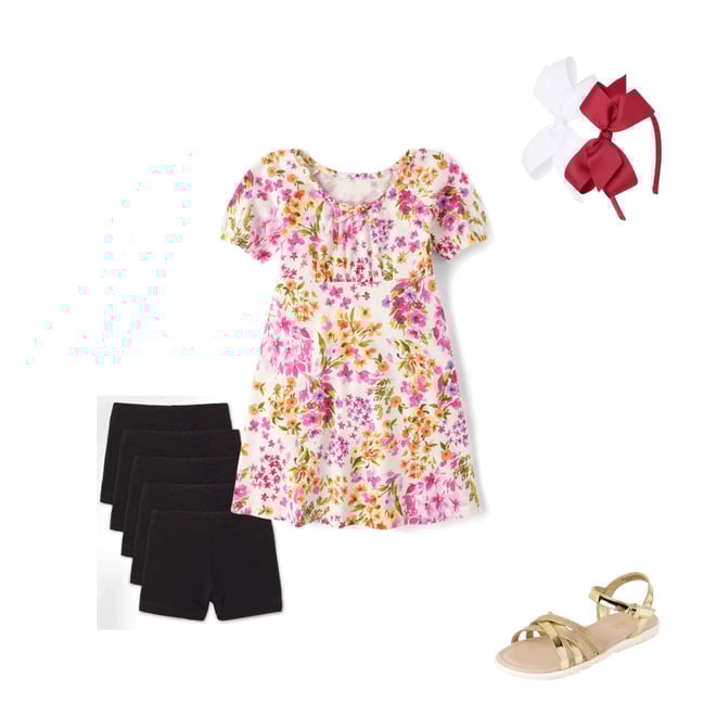 3rd bundle featuring 3 items which compliment Girls Cartwheel Shorts 5-Pack - Plus