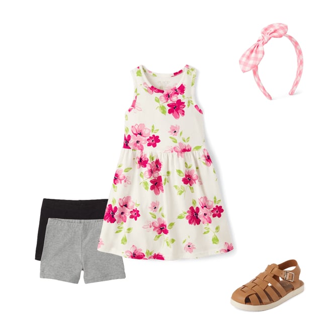 6th bundle featuring 3 items which compliment Girls Print Everyday Dress