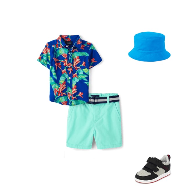 1st bundle featuring 3 items which compliment Baby And Toddler Boys Belted Chino Shorts