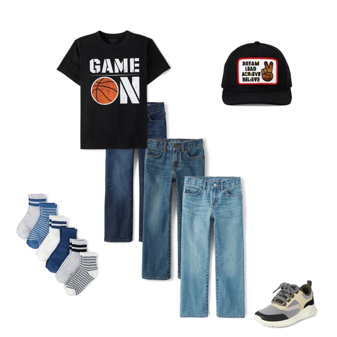 4th bundle featuring 4 items which compliment Boys Bootcut Jeans 3-Pack