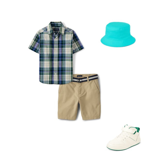10th bundle featuring 3 items which compliment Boys Contrast Cuff Mid Top Sneakers