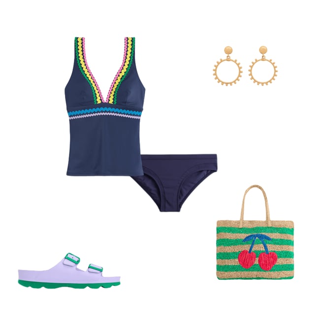 4th bundle featuring 4 items which compliment Santorini Bikini Bottoms