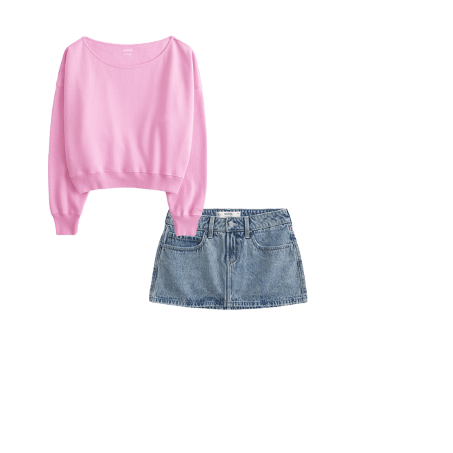 Easy Off-the-Shoulder Sweatshirt