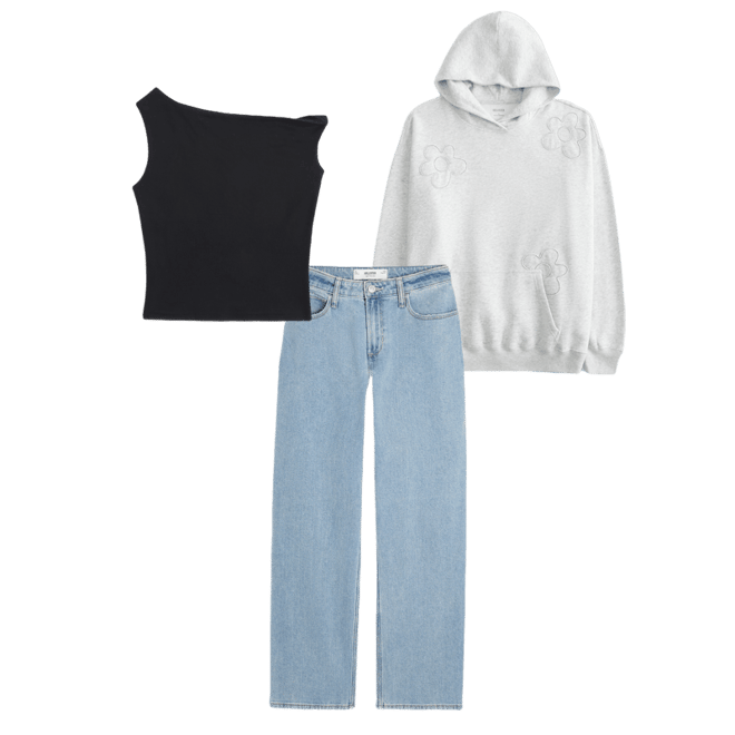 High-Rise Medium Wash Dad Jeans