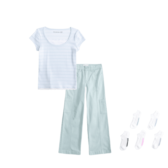 layered knit tee