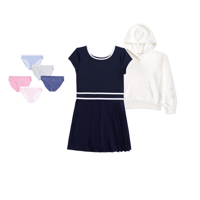 ypb short-sleeve pleated mini dress