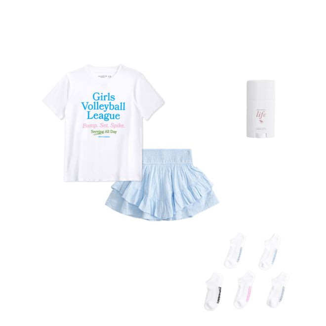 tiered ruffle mini skort