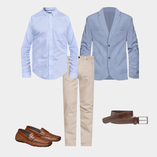 7th bundle featuring 4 items which compliment Dayton Woven Penny Loafer