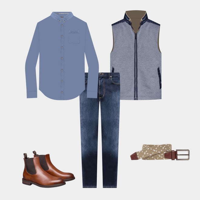 8th bundle featuring 4 items which compliment Reversible Vest