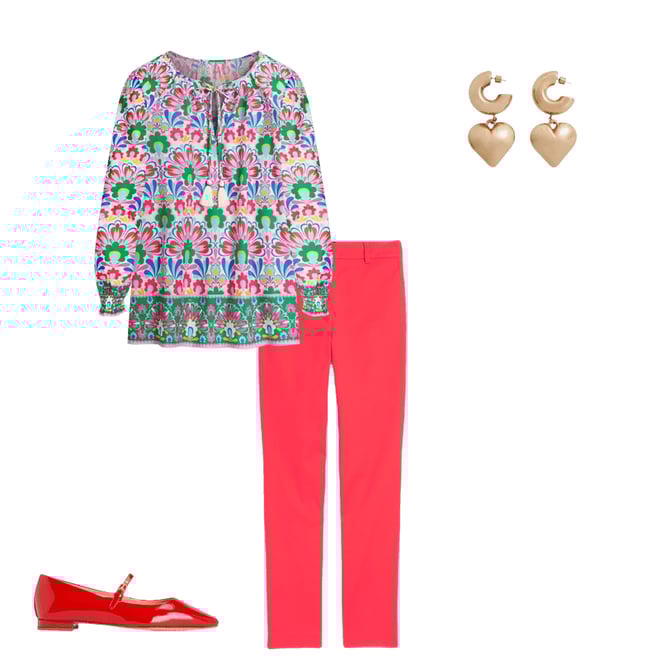 2nd bundle featuring 3 items which compliment Richmond Trousers-Strawberry Tart Red