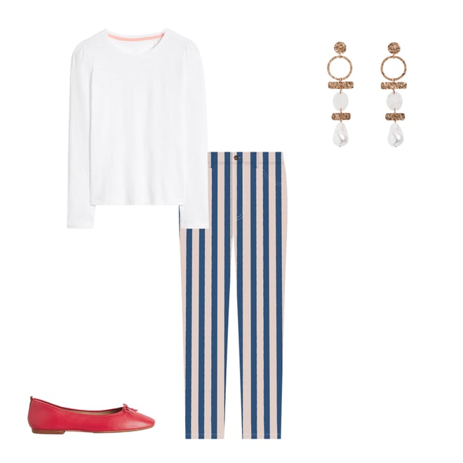 3rd bundle featuring 3 items which compliment Statement Drop Earrings-Gold/Pearl