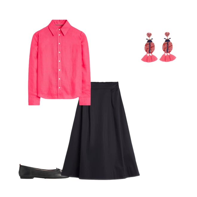 Sienna Linen Shirt-Camelia Pink | Boden USA Sienna Linen Shirt-Camelia Pink | Boden USA
