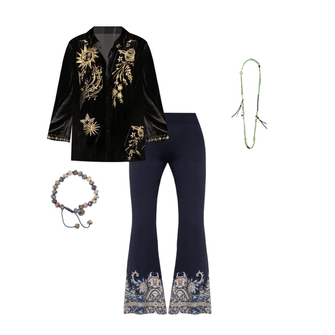 Buy VELVET KIMONO SLEEVE SHIRT | Johnny Was