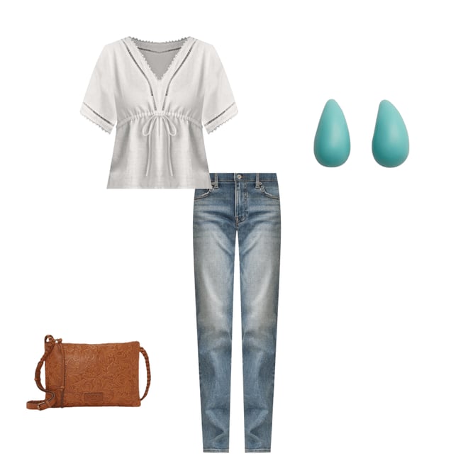 LINEN V-NECK DOLMAN | Lucky Brand