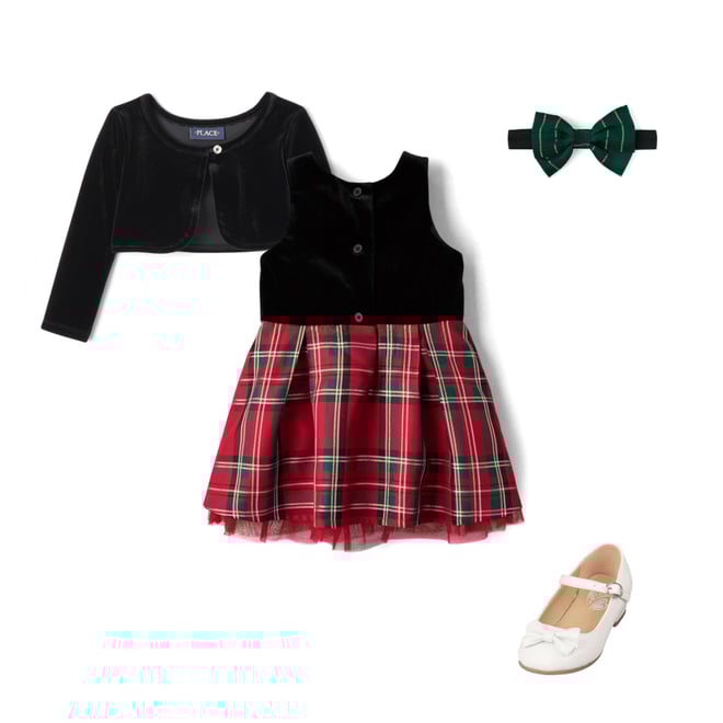 2nd bundle featuring 3 items which compliment Toddler Girls Bow Low Heel Shoes
