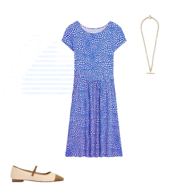 3rd bundle featuring 2 items which compliment Amelie Jersey Dress, Gallery Blue, Heart Cluster