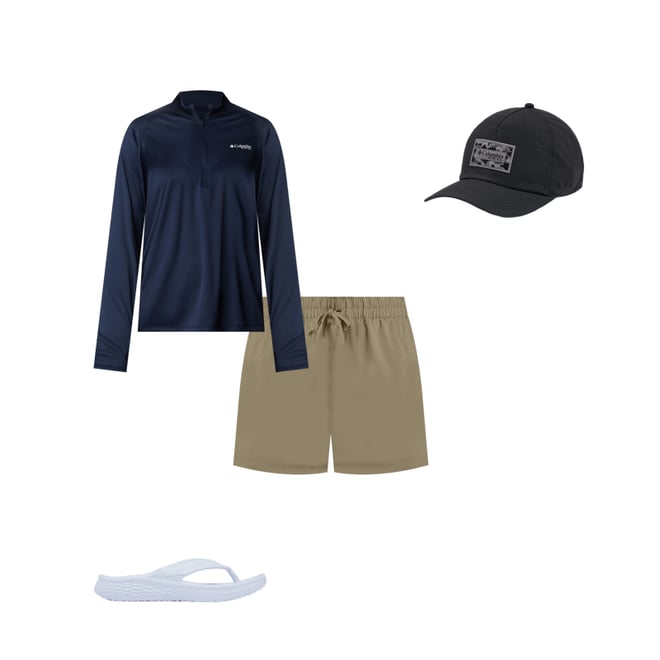(取寄) コロンビア レディース タイダル ティー 1/4 ジップ Columbia women Tidal Tee 1/4 Zip Collegiate Navy/White Logo COLUMBIA Tidal Tee 1/4 Zip