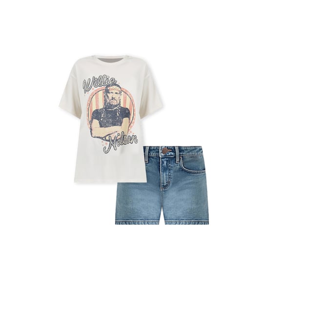 Women's Wrangler Retro® Mae Mid Rise Short in Monroe