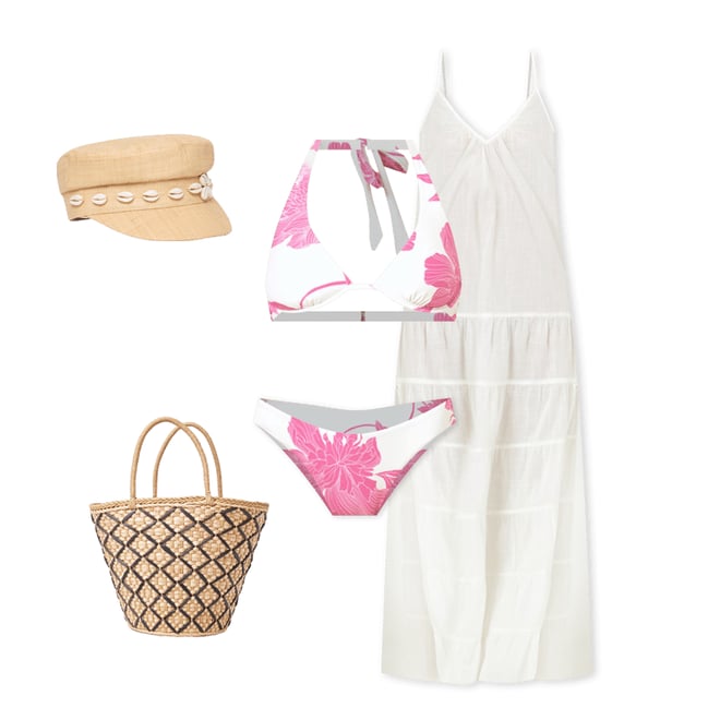 6th bundle featuring 4 items which compliment Goldie Cover-Up Dress