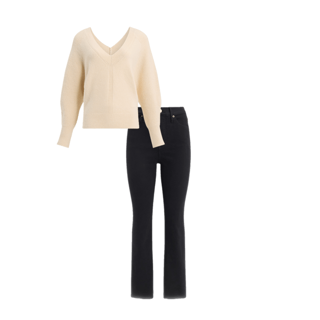 Mix Stitch V-neck Banded Bottom Soho Sweater | Express Mix Stitch V-neck Banded Bottom Soho Sweater | Express