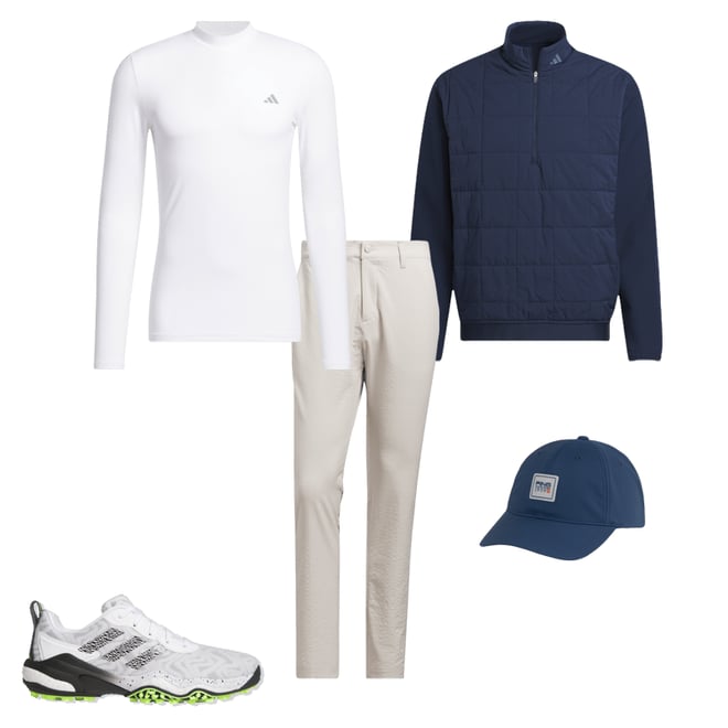 adidas Codechaos 25 Golf Shoes - Cloud White/Core Black/Lucid Lemon