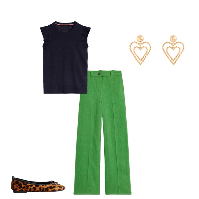 6th bundle featuring 3 items which compliment Josie Frilled Linen Tank
