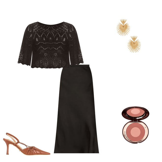 4th bundle featuring 4 items which compliment Bar Silk Skirt