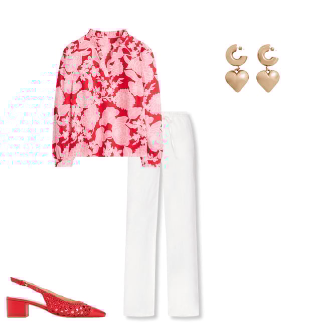 5th bundle featuring 3 items which compliment Islington Linen Trousers-White