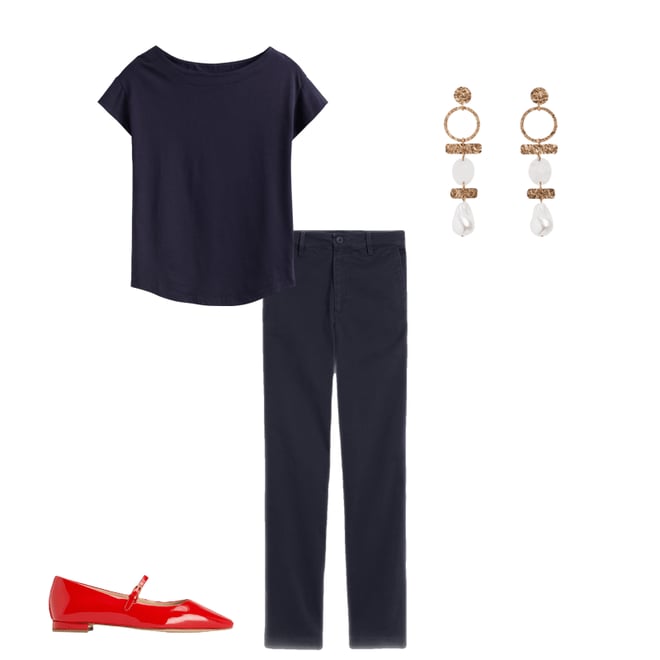 2nd bundle featuring 3 items which compliment Supersoft Boat Neck T-Shirt-Navy