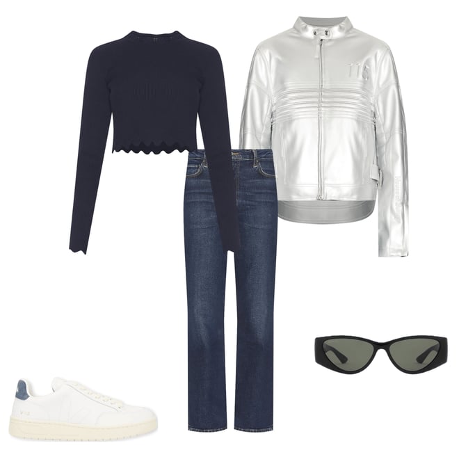 1st bundle featuring 4 items which compliment Blanca Scalloped Knit Top