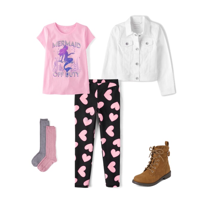 1st bundle featuring 4 items which compliment Girls Pointelle Boot Socks 2-Pack