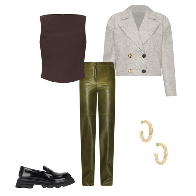 2nd bundle featuring 4 items which compliment Cachet Button Jacket