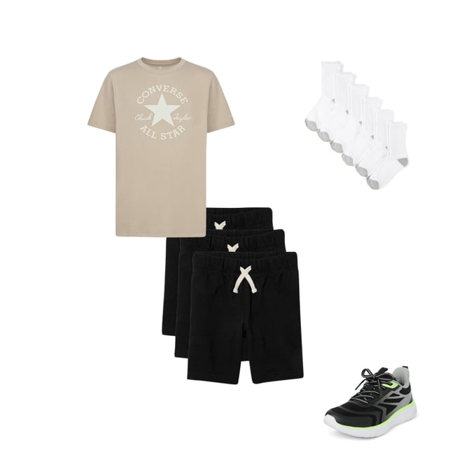 1st bundle featuring 3 items which compliment Kids French Terry Shorts 3-Pack